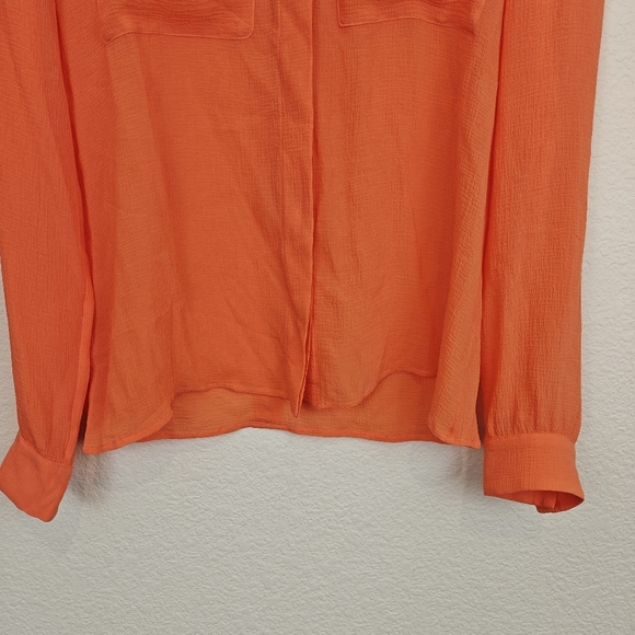 Stella McCartney 100% Silk Long Sleeve Button Up Light Weight Blouse Size 42, M - Picture 2 of 10